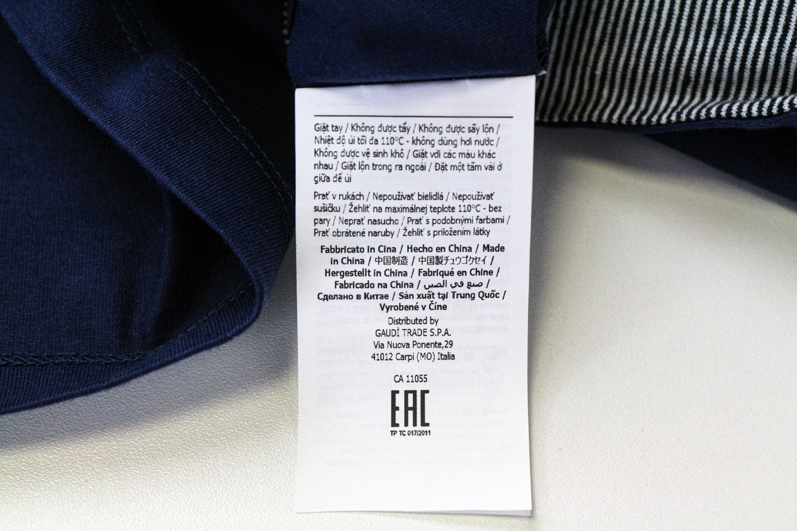 Blue Twill T-Shirt
