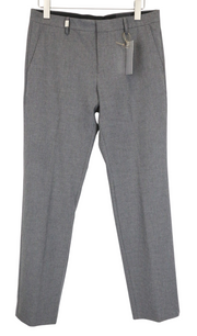 Grey Polyester Trousers