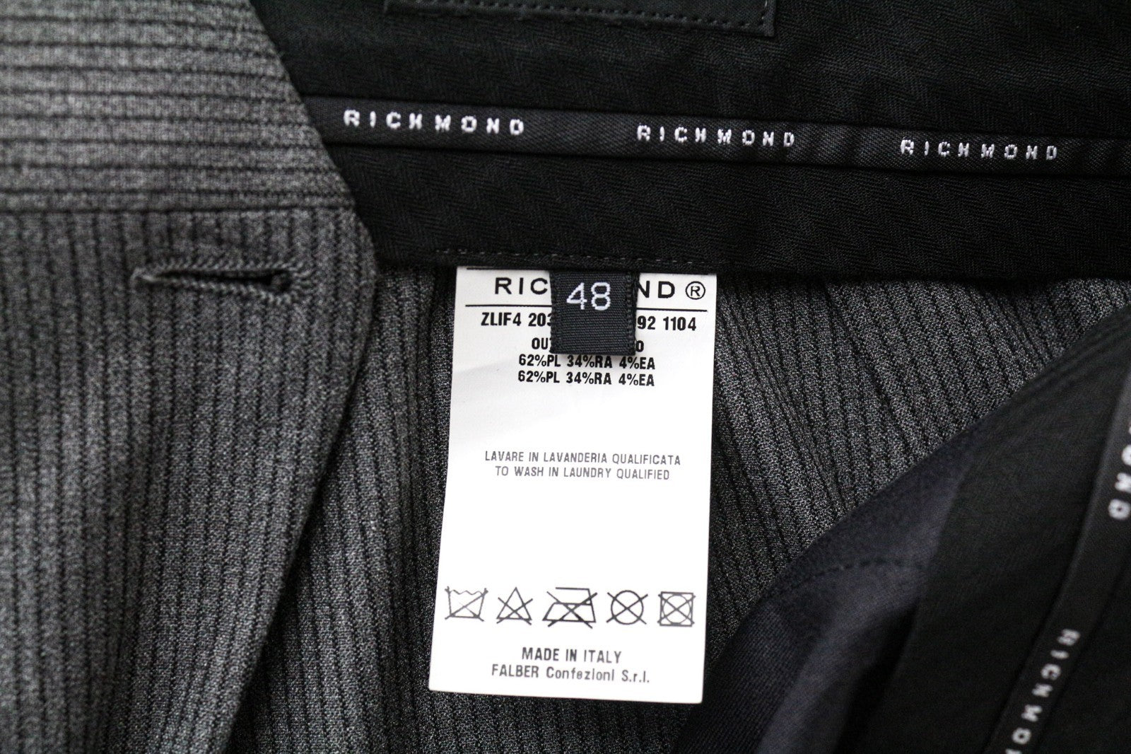 Grey Polyester Trousers