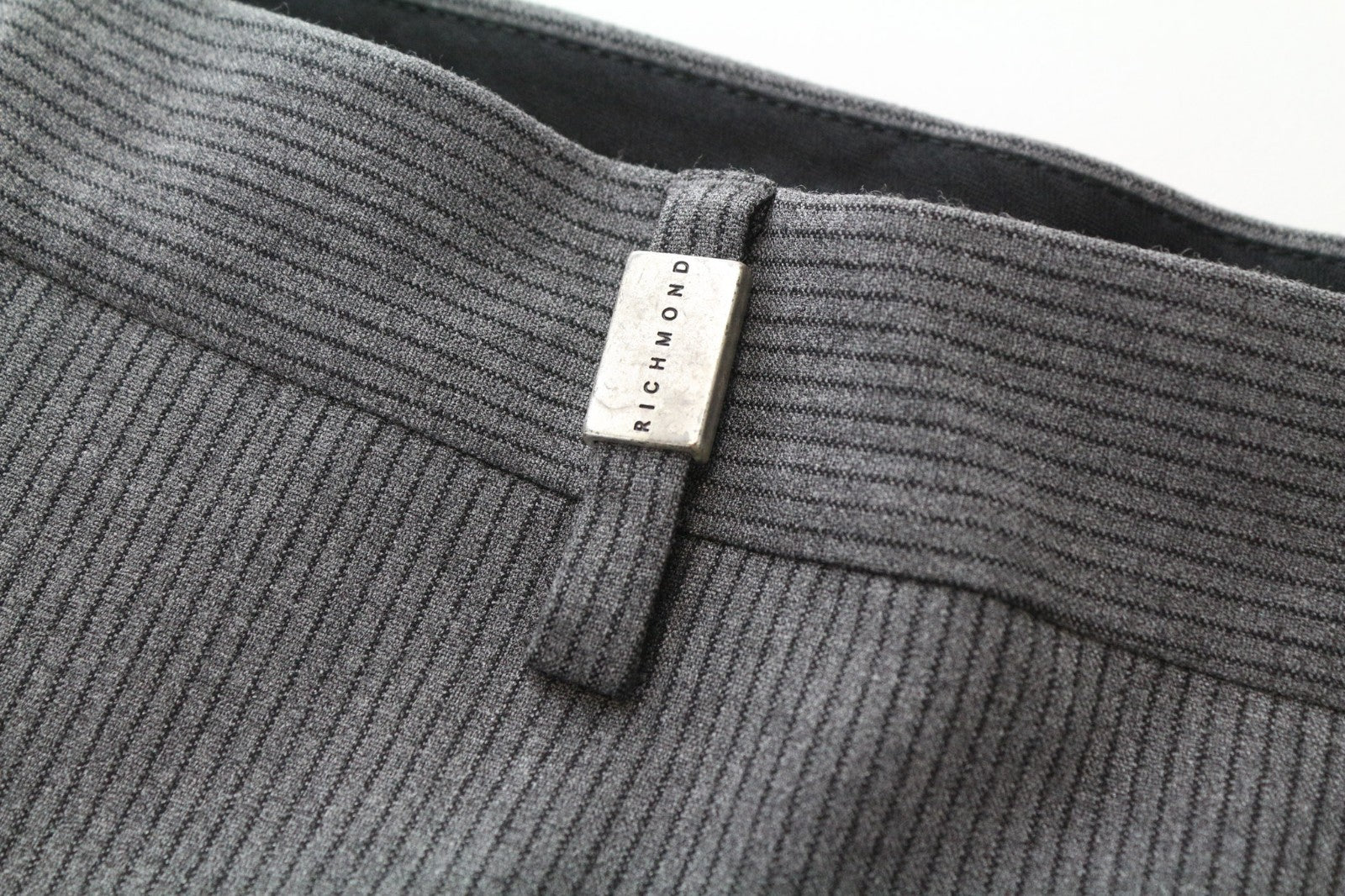 Grey Polyester Trousers