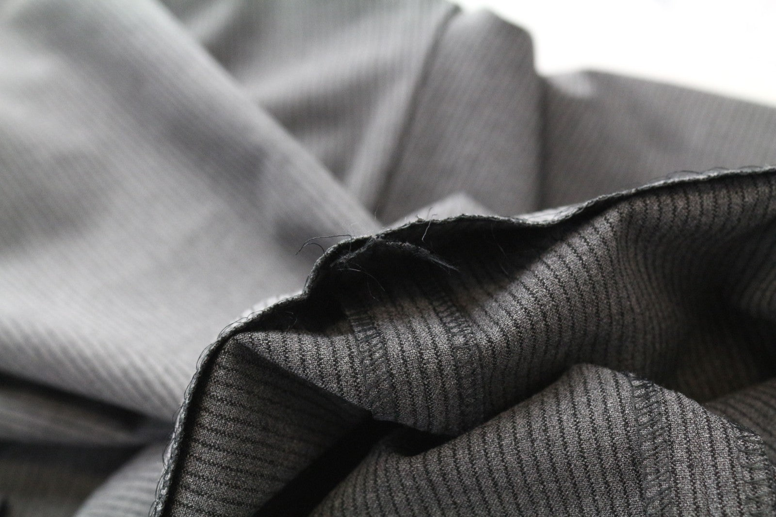 Grey Polyester Trousers