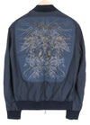 Blue Polyester Jacket