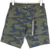Green Twill Shorts