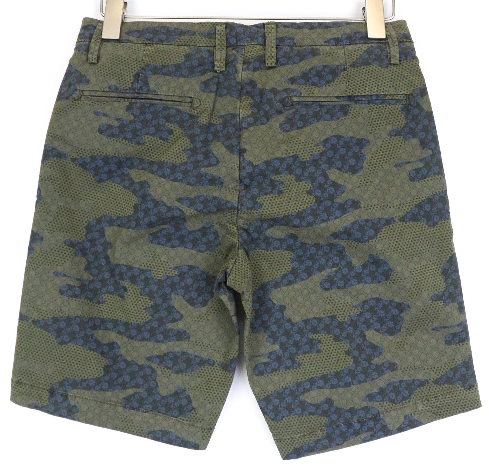 Green Twill Shorts