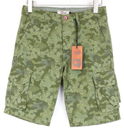 Green Twill Shorts