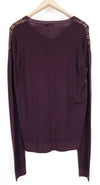 Purple Wool Sweatshirt