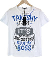White Twill T-Shirt