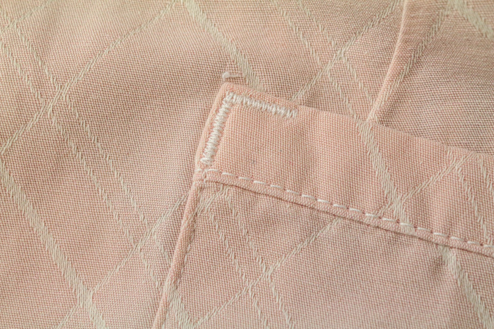 Pink Twill Shorts
