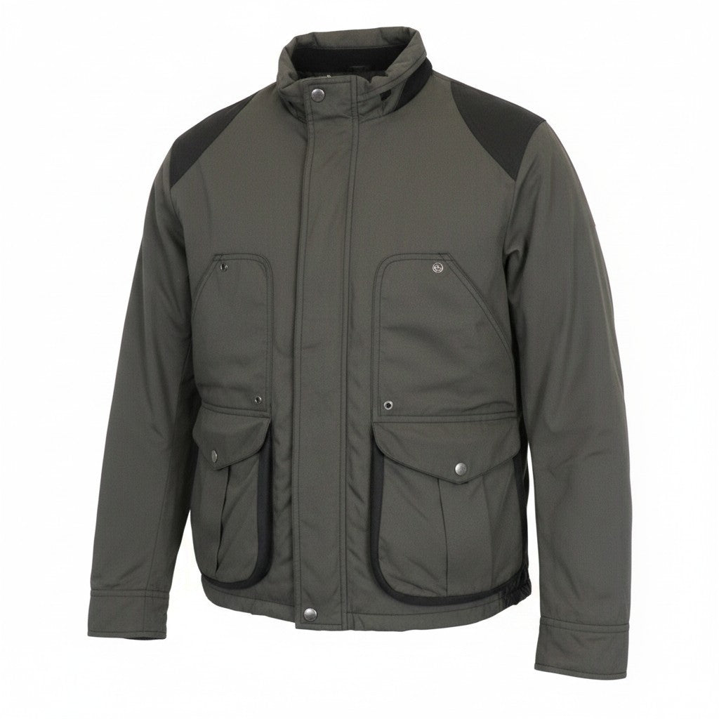 Graue Polyamidjacke