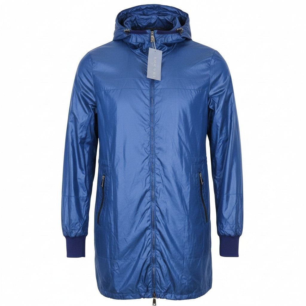 Blue Polyester Jacket