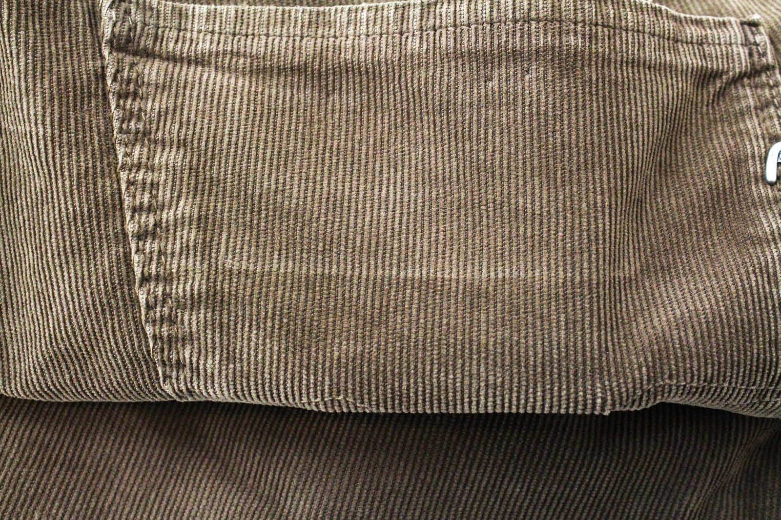 REPLAY Anbass Men's W32/L34 Brown Slim Fit Cotton Stretch Trousers