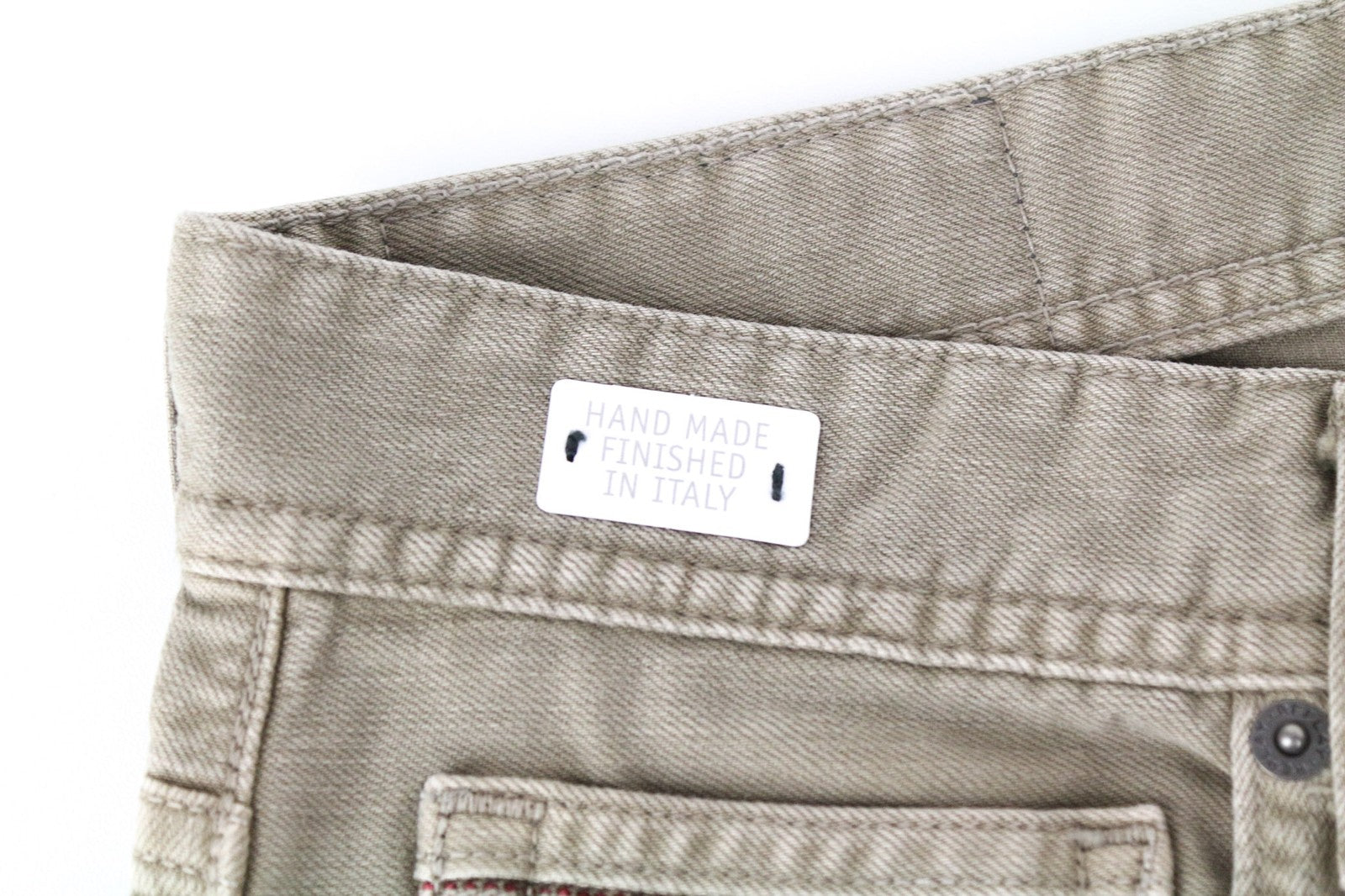 REPLAY Grover Men's Beige Brown Straight Fit Cotton Stretch Jeans W30/L32
