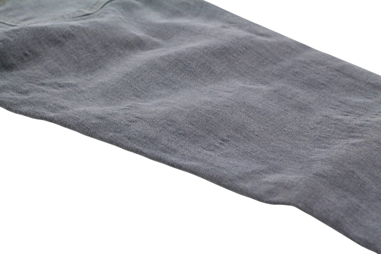 NUDIE JEANS Tight Long John Men Jeans W32/L34 Organic Charcoal Grey Faded Denim