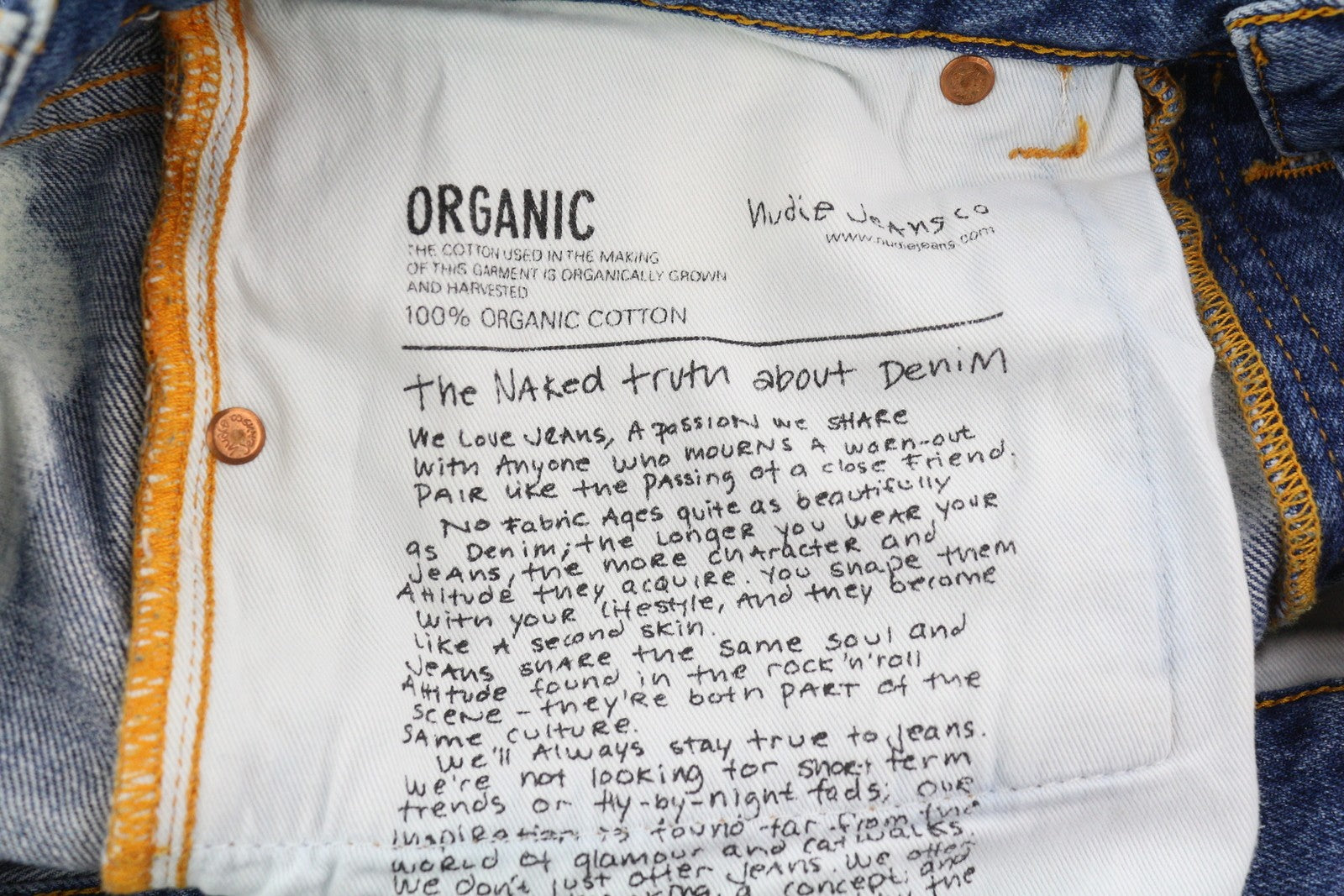 NUDIE JEANS Steady Eddie II Men Jeans W30/L32 Tie Dye Slim Fit Button Fly Denim