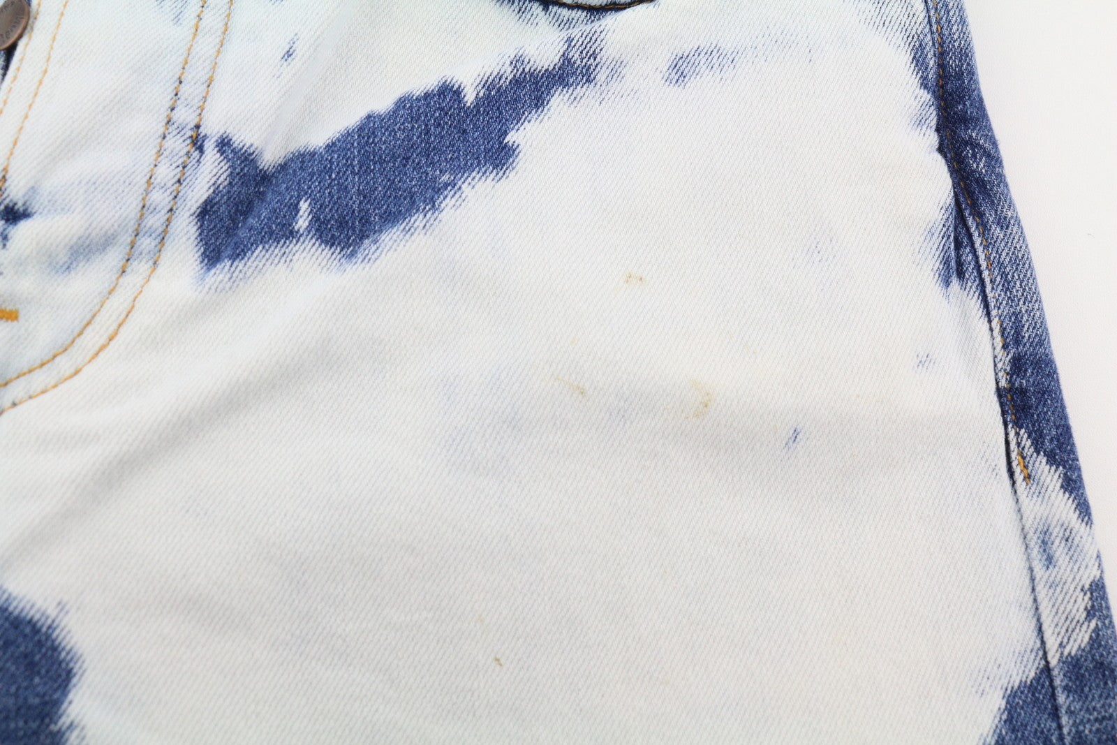 NUDIE JEANS Steady Eddie II Men Jeans W30/L32 Tie Dye Slim Fit Button Fly Denim