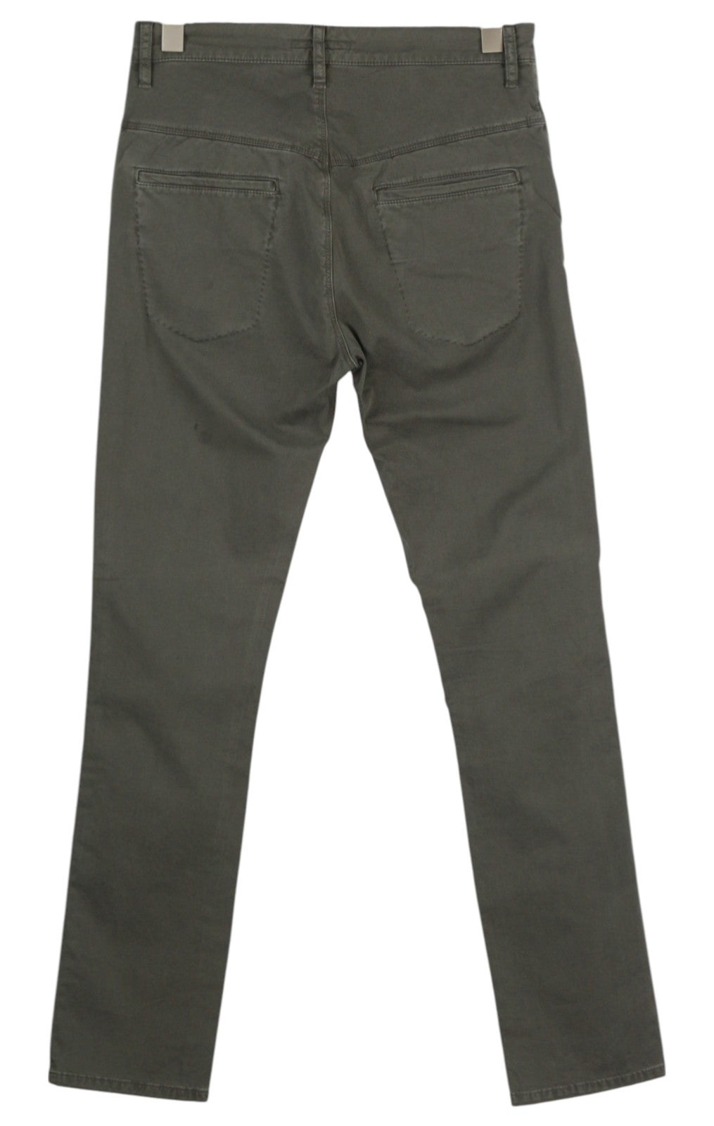 NUDIE JEANS Khaki Slim Men Trousers W30/L32 Paloma Dust Organic Zip Fly Chino