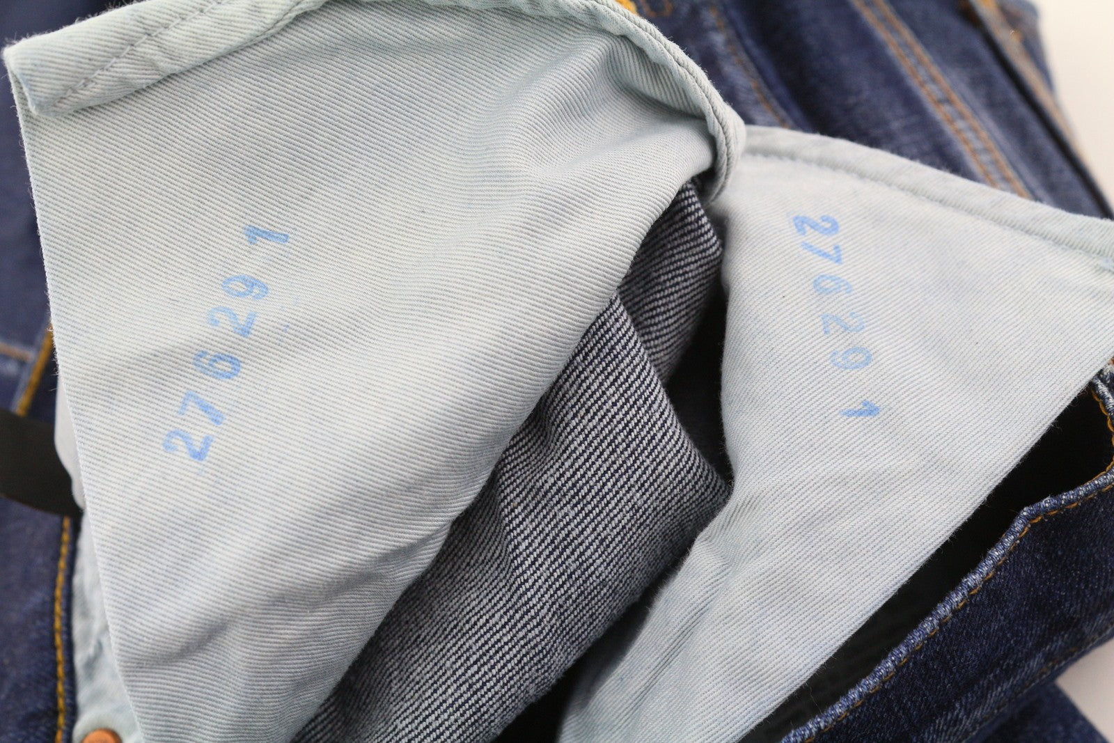 NUDIE JEANS Tilted Tor Men Jeans W29/L32 Patch Mended Button Slim Fit Faded Blue