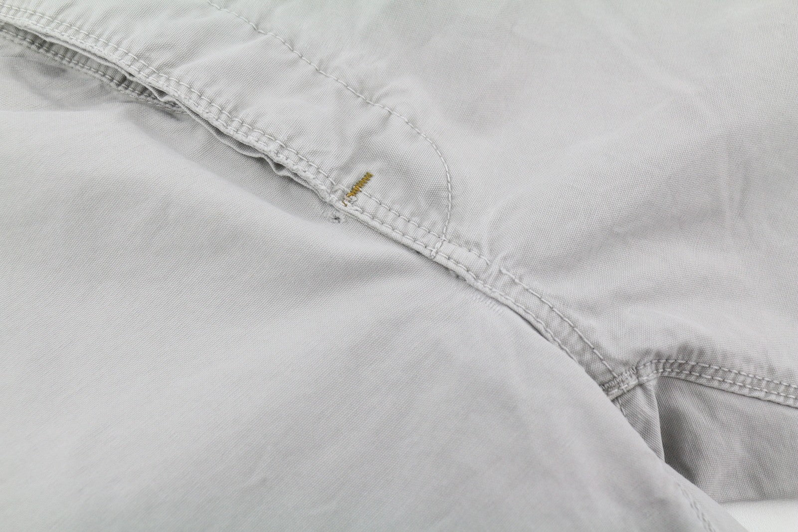 NUDIE JEANS Khaki Regular Men Trousers W32/L34 Organic Moon Dust Distress Casual