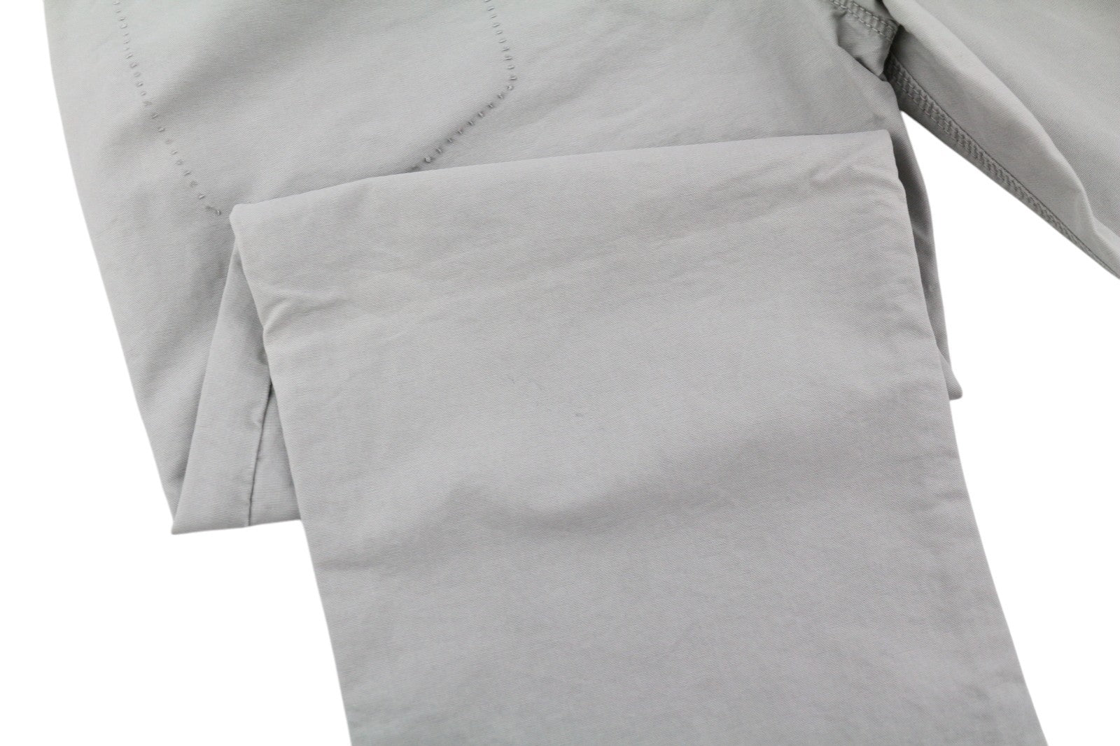 NUDIE JEANS Khaki Regular Men Trousers W32/L34 Gey Moon Dust Distress Chino*