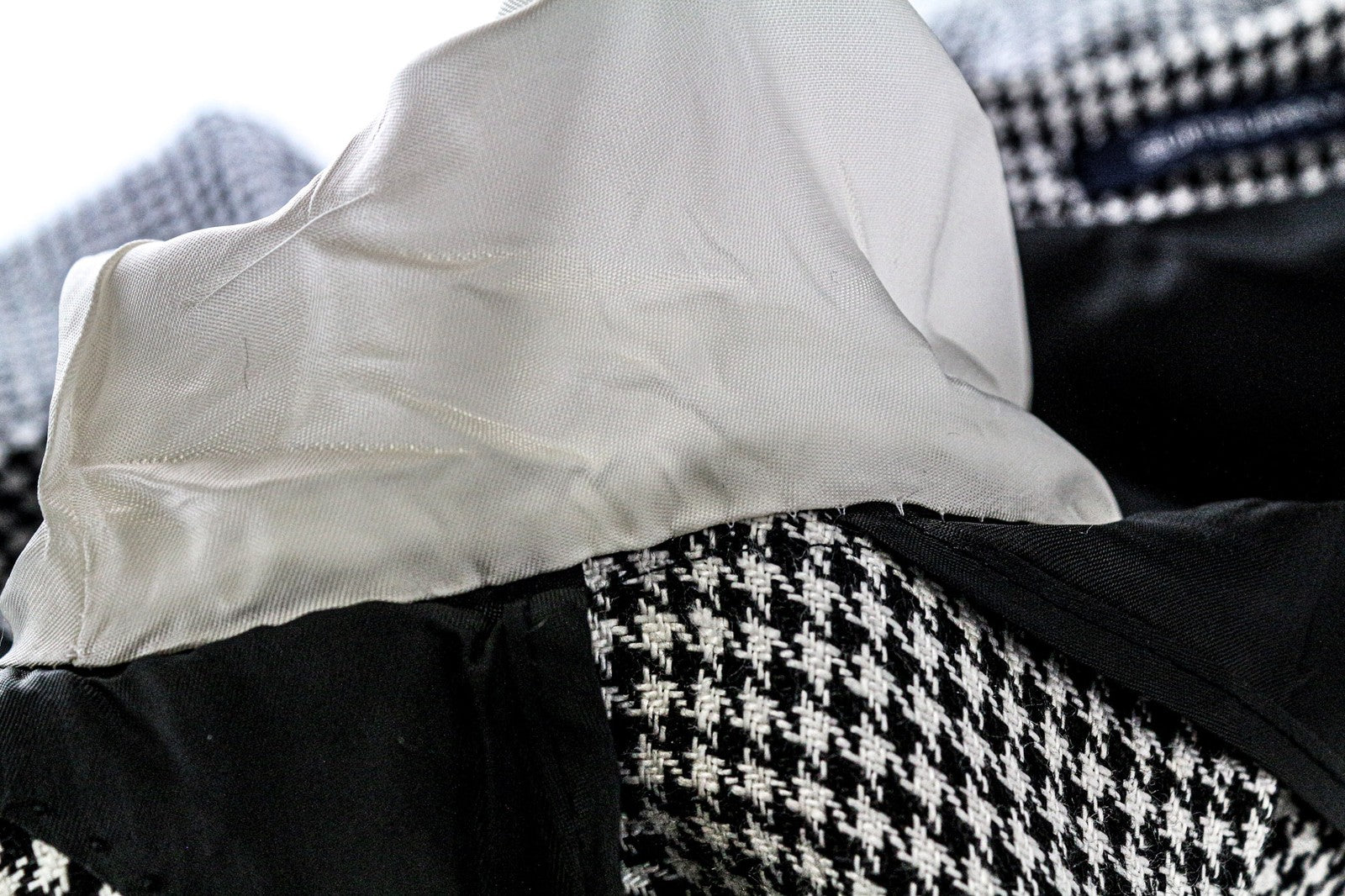 SUITSUPPLY La Spalla Women's UK30R Grey Pure Linen Patterned Two-Piece Suit