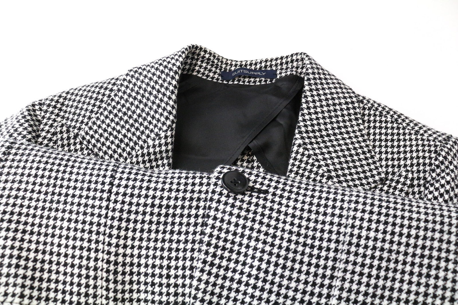 SUITSUPPLY La Spalla Women's UK30R Grey Pure Linen Patterned Two-Piece Suit