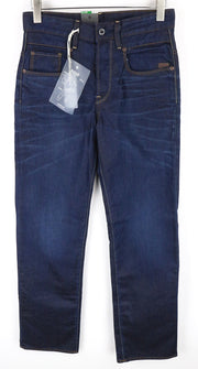 G-STAR Radar Men's W28/L34 Dark Blue Loose Cut Non-Stretch Button-Fly Jeans