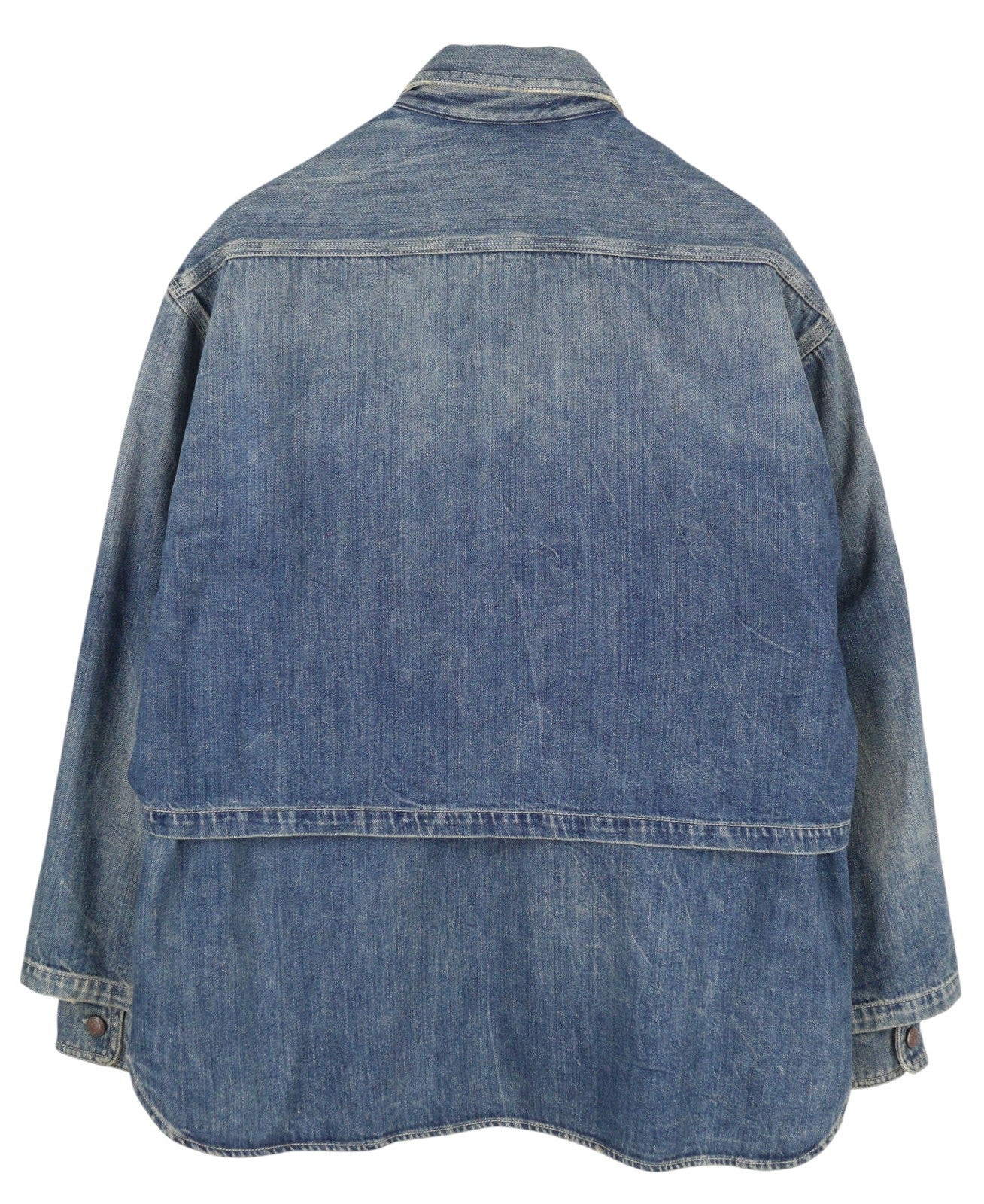 R13 Alice Double Shirt Women Jacket M Kellen Oversized Button-Up Faded Blue