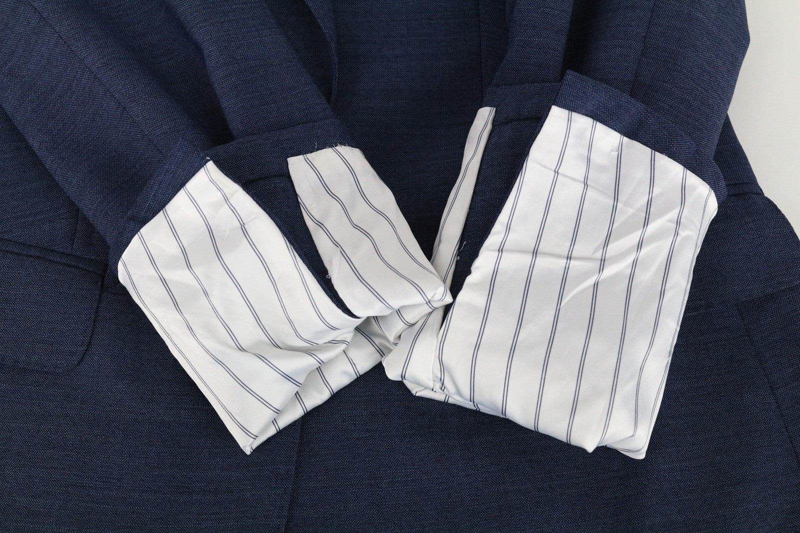 SUISTUDIO Cameron Women's UK8R Blue Pure Wool Lined Single-Breasted Blazer