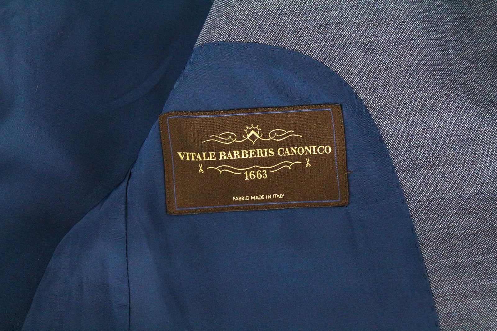 SUISTUDIO Cameron Women's UK8R Blue Pure Wool Lined Single-Breasted Blazer