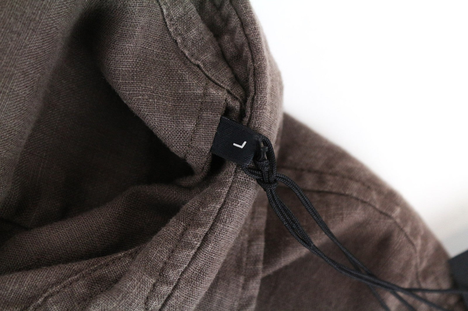 REPLAY Men's L Brown Pure Linen Short Sleeve Pocketed Button-Up Shirt