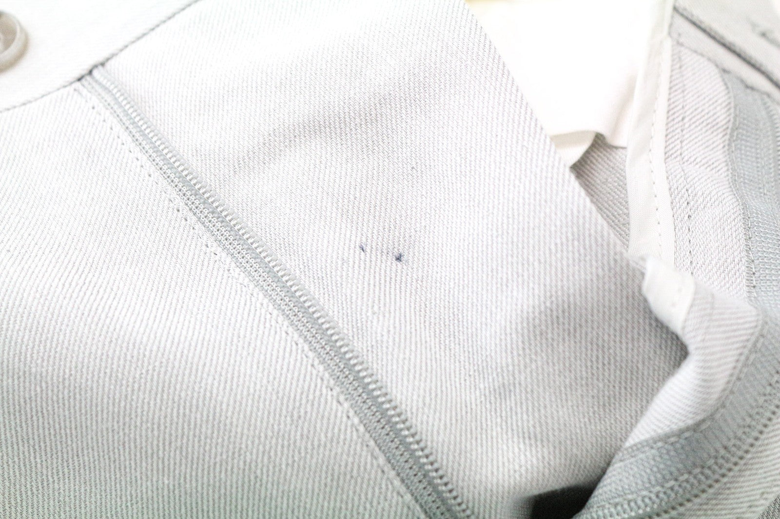 SUITSUPPLY Brentwood Men's Trousers UK38R Grey Melange Slim Linen/Cotton Formal