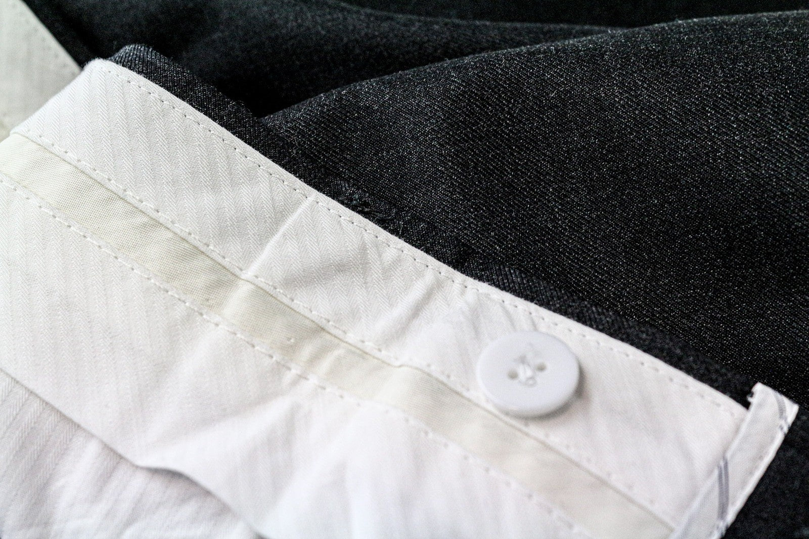 SUITSUPPLY Brentwood Men's Trousers UK44S Grey Melange Slim Wool Formal Classic