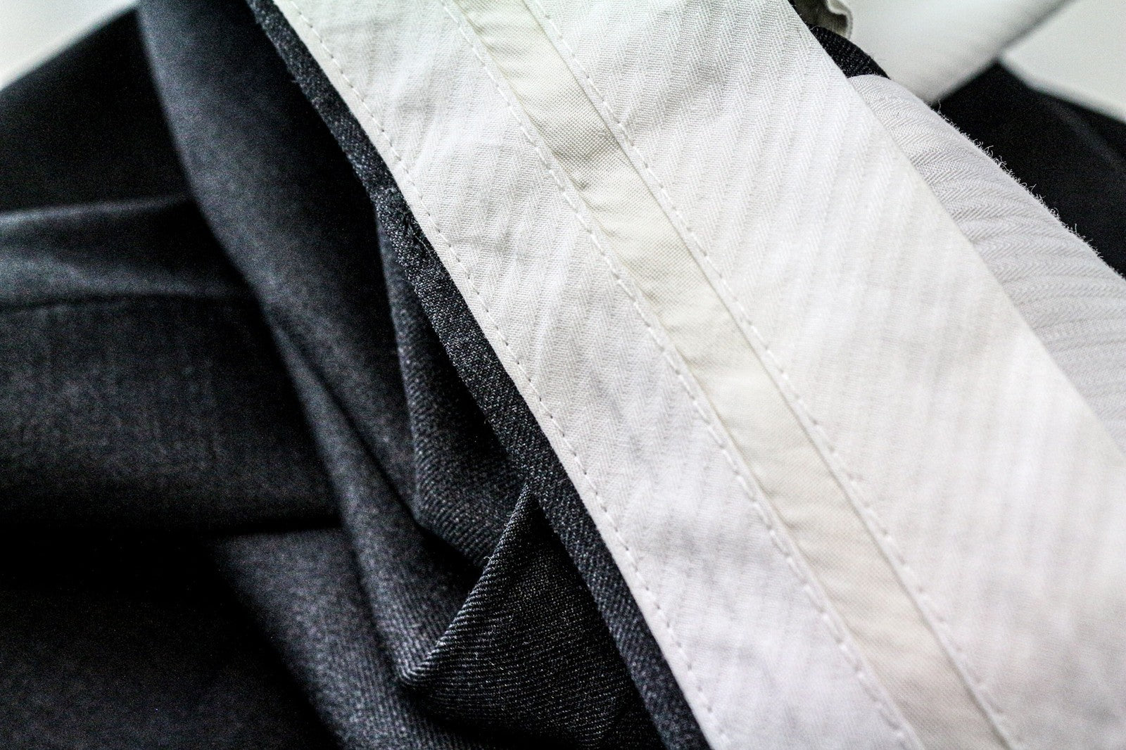 SUITSUPPLY Brentwood Men's Trousers UK44S Grey Melange Slim Wool Formal Classic