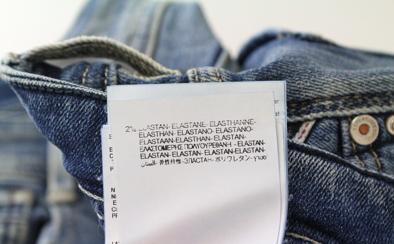 REPLAY Rob Men's Jeans W30/L34 Washed Blue Straight Tapered Cotton Stretch