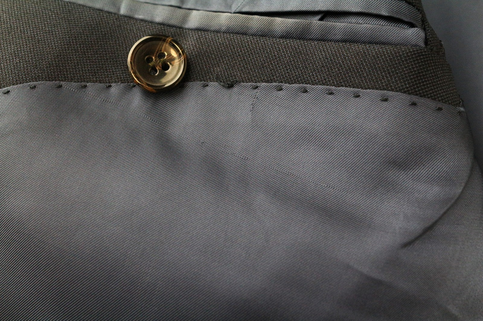 SUITSUPPLY vyriškas švarkas UK46S tamsiai mėlynas, klasikinis, vieneilis, grynos vilnos