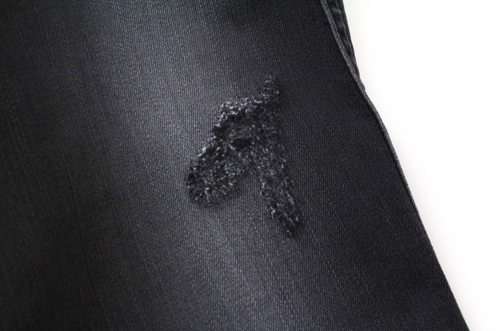 REPLAY Anbass Men's Jeans W28/L34 Slim Grey Cotton Blend Stretch Ripped Wash