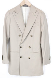 SUITSUPPLY La Spalla Men's Blazer UK30R Light Brown Pure Wool Double-Breasted