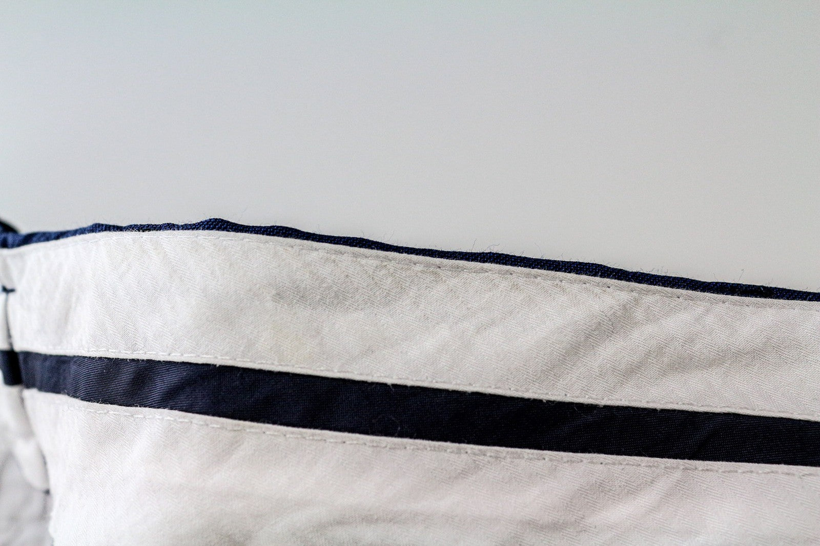 SUITSUPPLY Brescia Men's Trousers UK48R Blue Pure Wool Pleated Front Classic