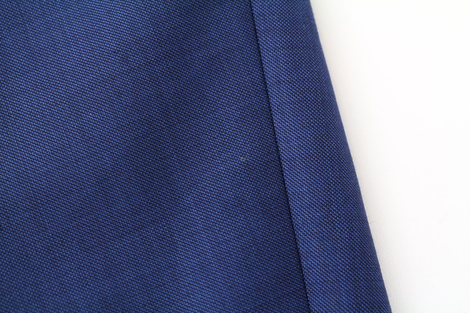 SUITSUPPLY Brescia Men's Trousers UK48R Blue Pure Wool Pleated Front Classic