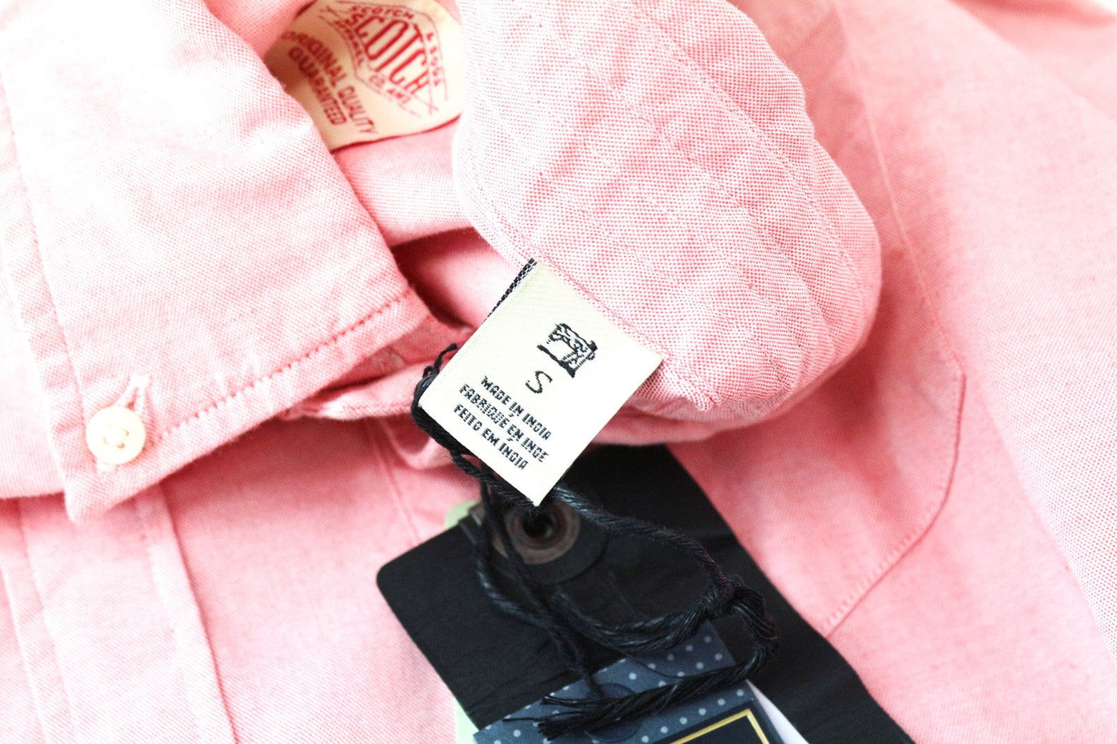 SCOTCH & SODA Ams Couture Men's Shirt S Pink Pure Cotton Long Sleeve Button-Up