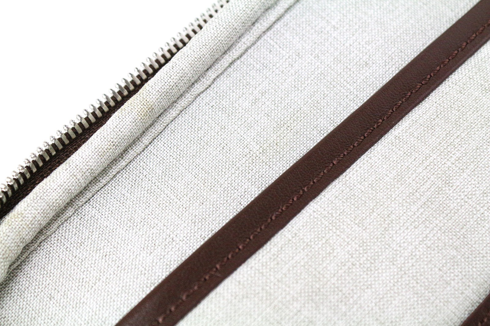 SUITSUPPLY Men's Leather Bag OS Brown Genuine Laptop Office Case with Pockets