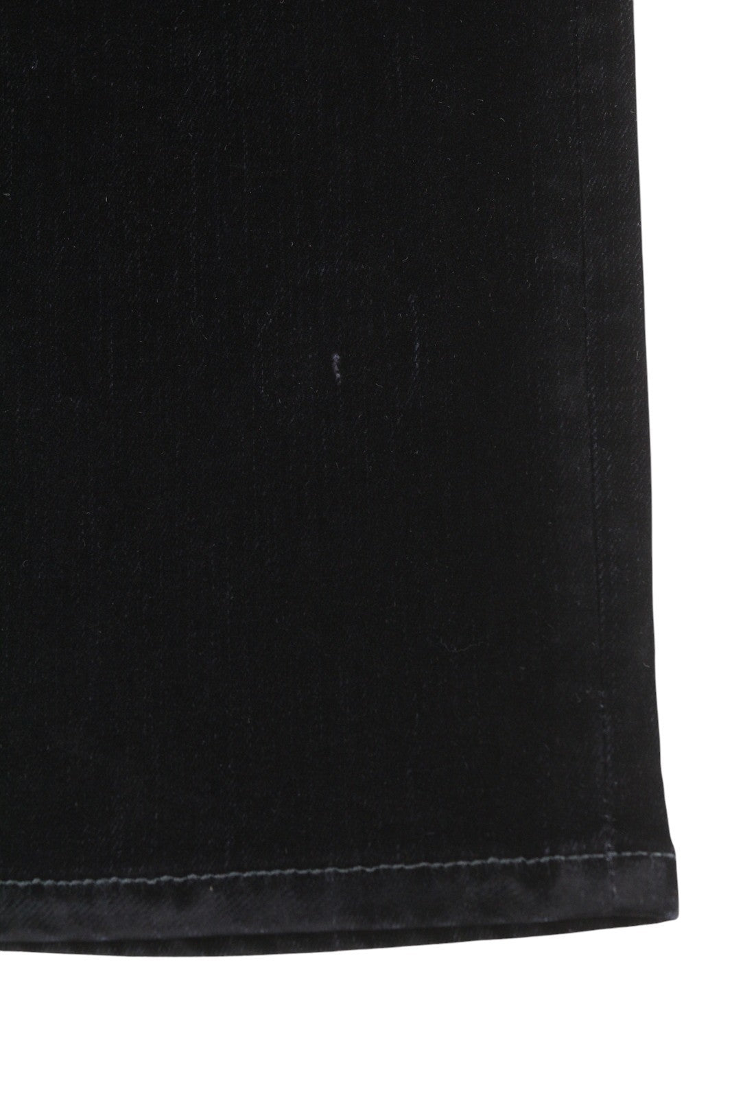 R13 Romeo Women Jeans 24 Flocked Black Velvet Cropped Ankle Length Low Rise Dark