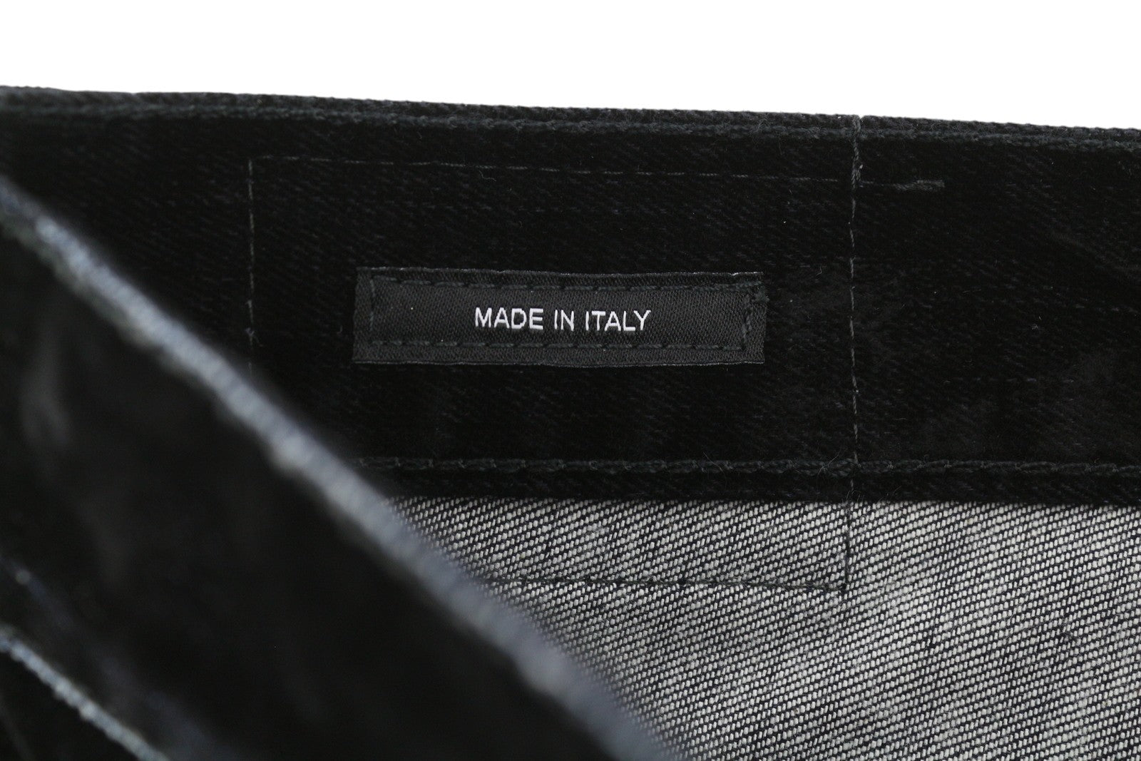 R13 Romeo Women Jeans 24 Flocked Black Velvet Cropped Ankle Length Low Rise Dark