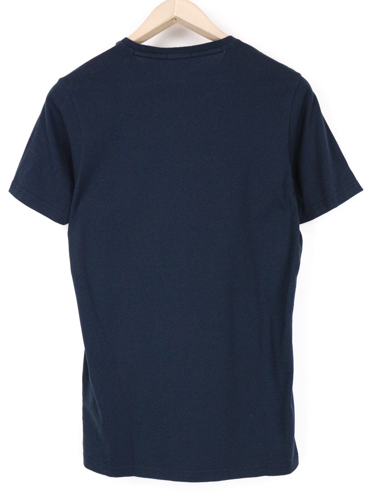 DENHAM Type-D Women's T-Shirt XS Blue Short Sleeve Pure Cotton Pullover