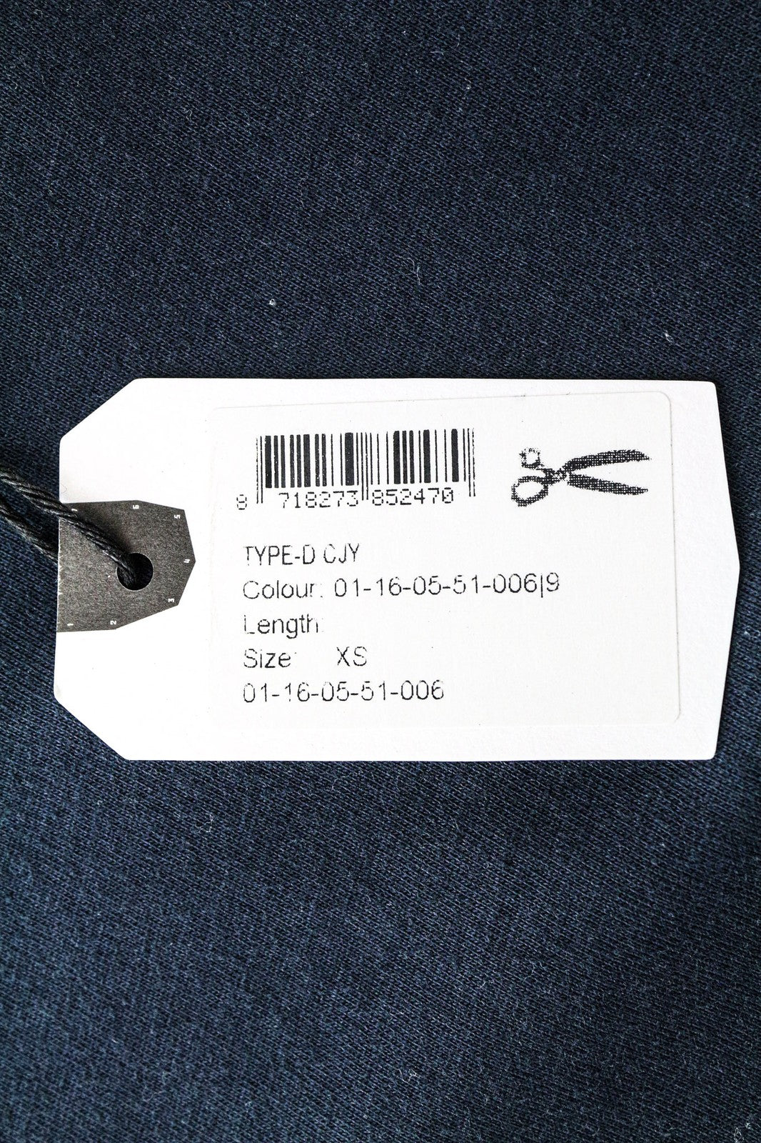 DENHAM Type-D Women's T-Shirt XS Blue Short Sleeve Pure Cotton Pullover