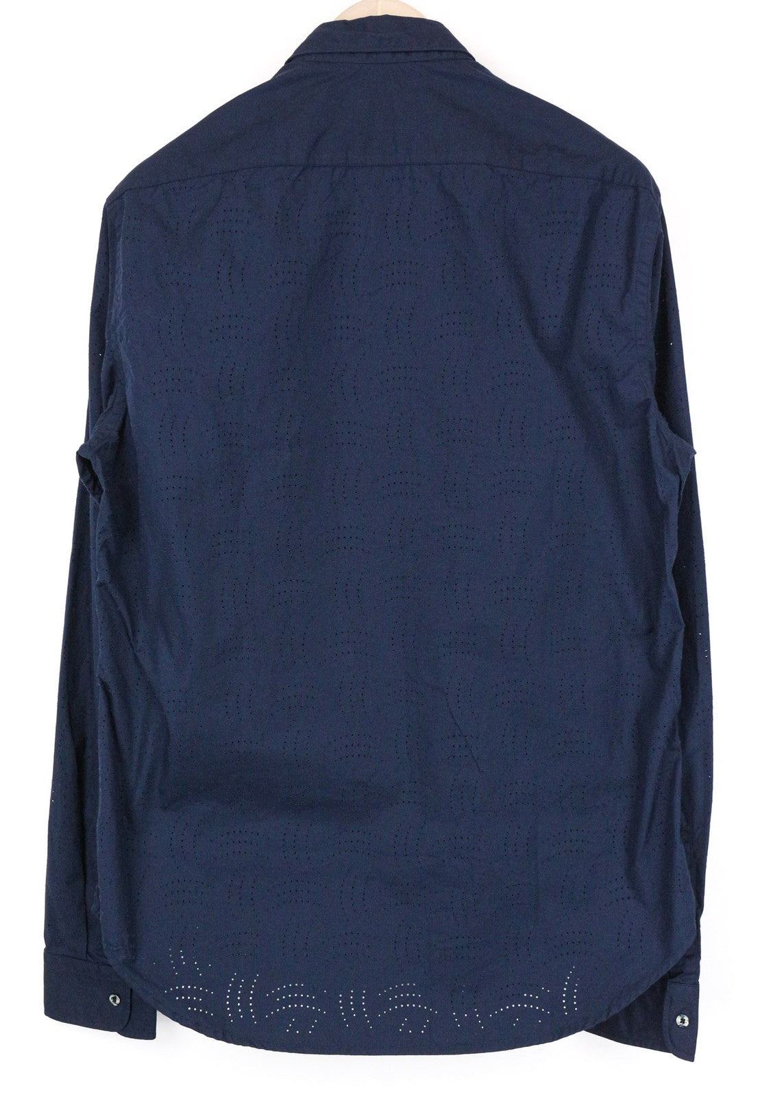 SCOTCH & SODA Ams Couture Men's Shirt L Navy Blue Long Sleeve Smart Button-Up