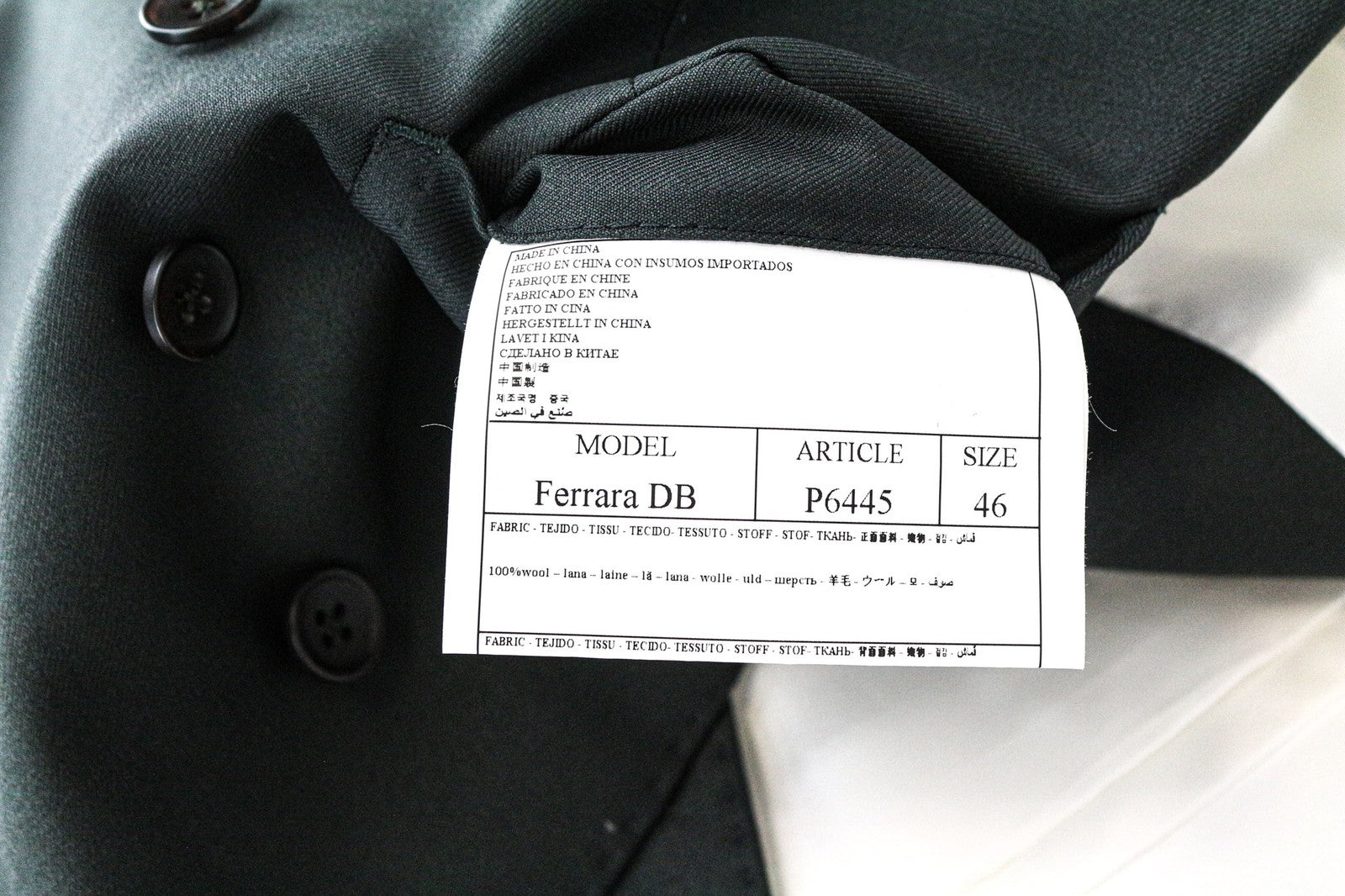 SUITSUPPLY La Spalla Men's Suit UK36R Green Wool 2-Piece with Blazer & Vest