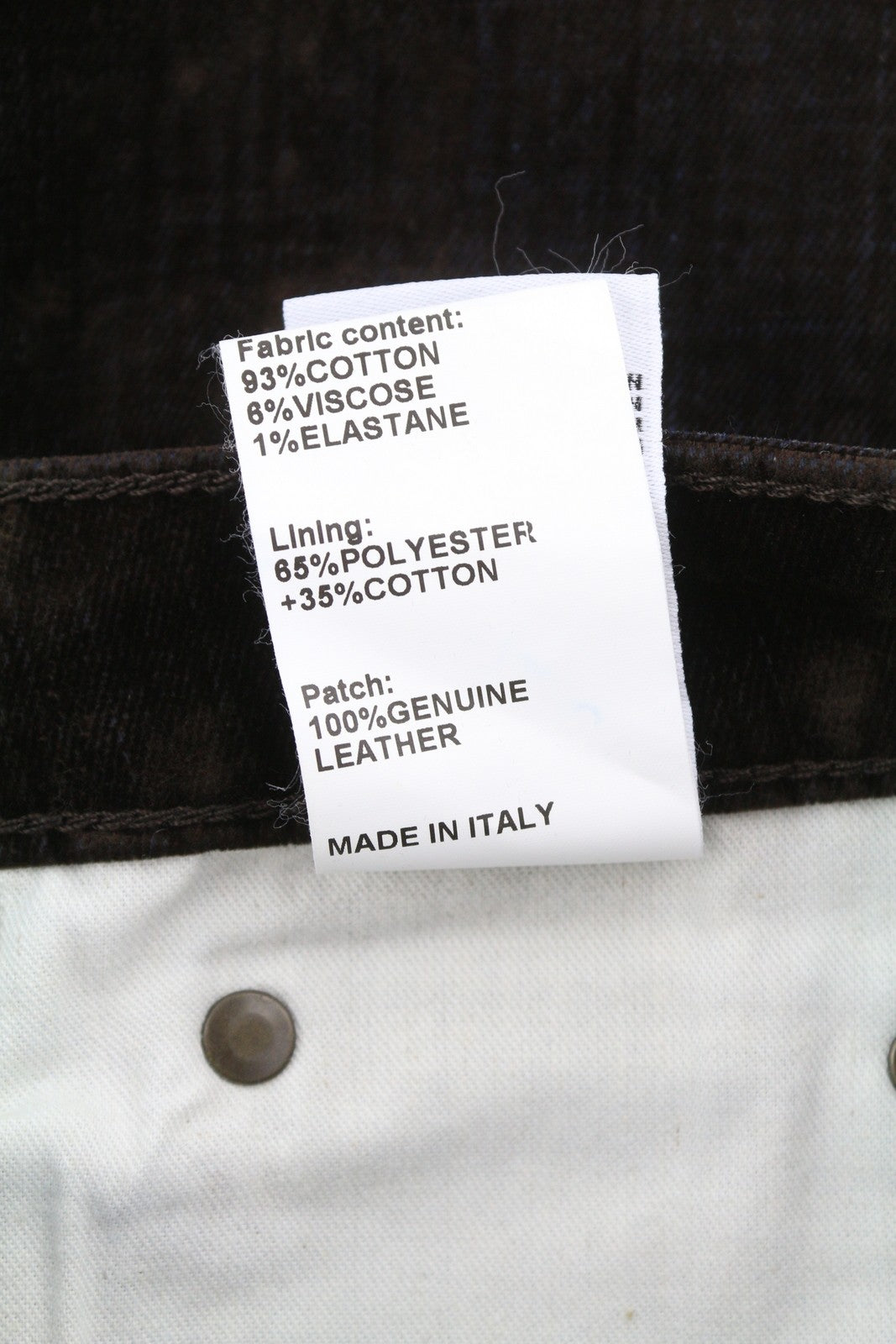 R13 Kick Fit Women Jeans 24 Flocked Brown Velvet Cropped Ankle Length Low Rise