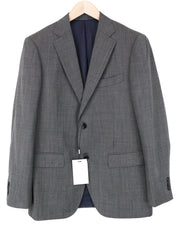 SUITSUPPLY Napoli Men's Blazer UK40R Grey Wool Super 120's Single-Breasted