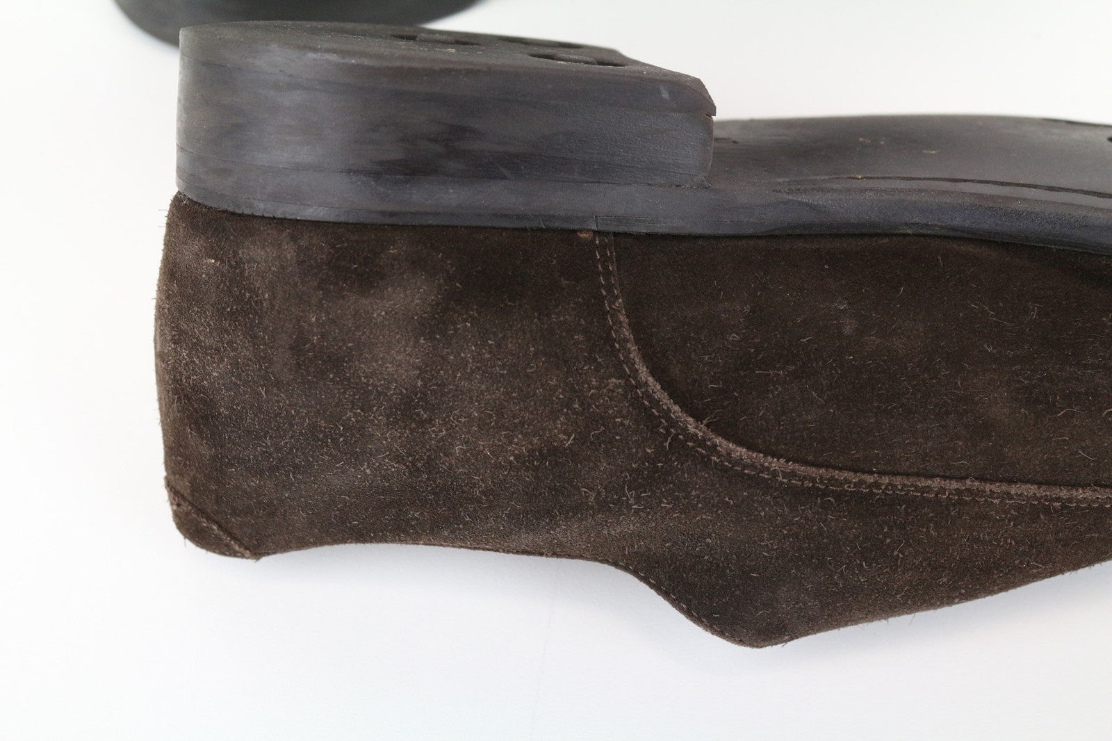 SUITSUPPLY Men's Shoes EU47 Brown Suede Double Buckle Low-Top Formal Style